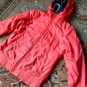 Columbia coral pink inner liner jacket